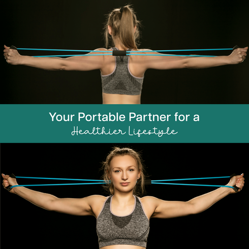 Wiselife Yoga Tube Band - 8 Shaped Resistance Loop Band
