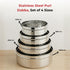 Vinod Stainless Steel Hammered Puri Dabba Set of 4 Capacity 1200 ml 1500 ml 2100 ml 2500 ml Heavy Gauge Steel Airtight Lids and Rust Free