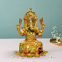 Brass Lotus With Ganesh God Idol 1.31Kg
