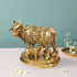 Brass Cow With Calf Statue 2.2Kg
