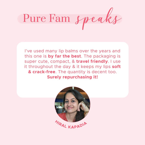 PureSense Strawberry Slush Lip Balm | From the makers of Parachute Advansed