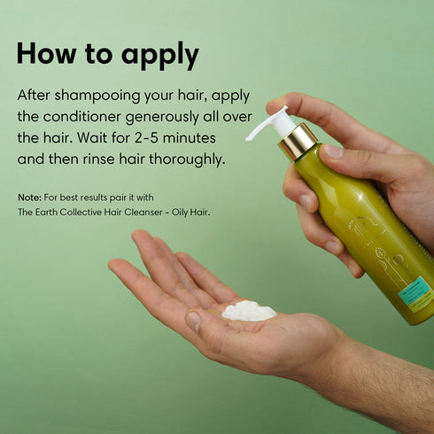Theearthcollective in Oily Hair Hair Conditioner Kaffir Lime Jojoba & Grapefruit