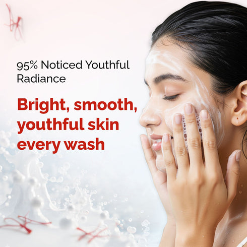 Globus Naturals Retinol Saffron & Milk Face Wash