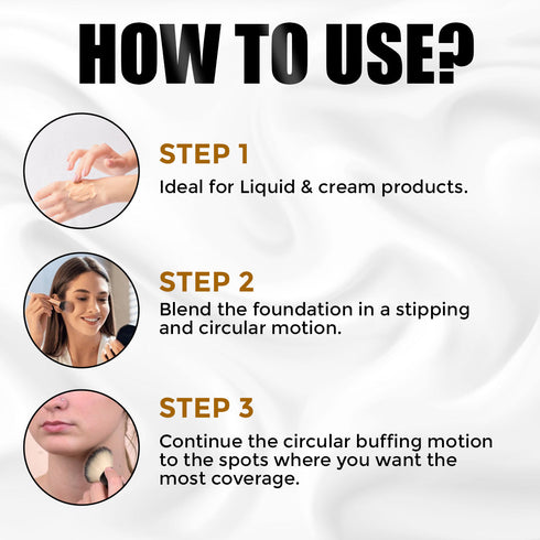 Moraze Cosmetics Foundation Brush