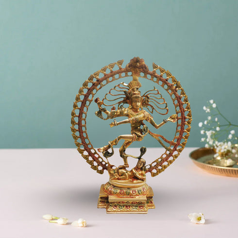 Brass Nataraj Statue 7.67Kg