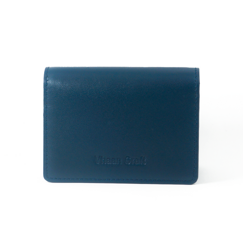 Vhaanfootwear Premium Leather Card Holder with Protective Cover by Vhaan