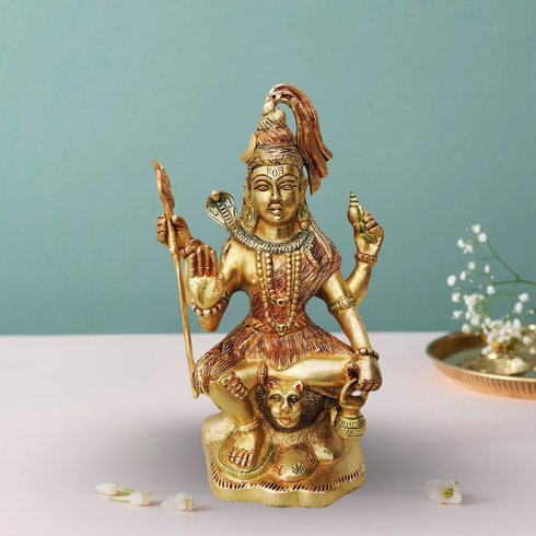 Brass Shiv Ji Statue 2.18Kg