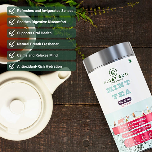 First Bud Organics Mint Tea