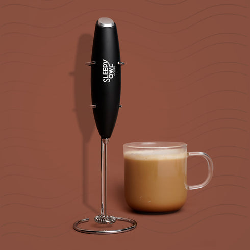 Sleepy Owl Coffee Coffee Frother - Black