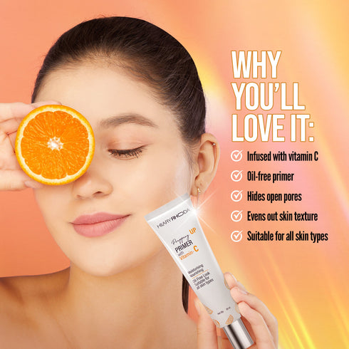 Hilary Rhoda Prepping UP PRIMER with Vitamin C