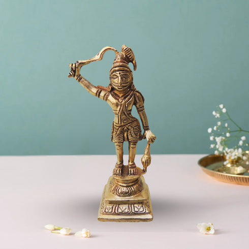 Brass Parshuram Statue 0.41Kg