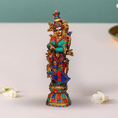 Brass Radha Ji Statue 16.67Kg