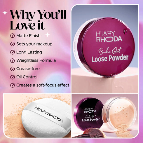Hilary Rhoda Bake Out Loose Powder