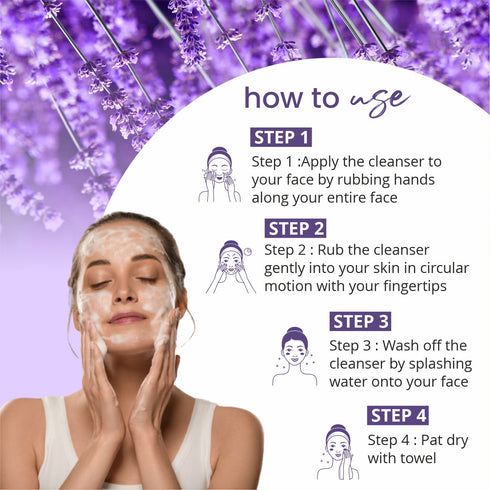 Globus Naturals Lavender Face Wash