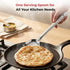 Vinod Stainless Steel Serving Paan Cooking Spoon Set of 2 29 cm Highest Grade Stainless Steel Mirror Finish Rust Free No 3