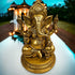 Tamas Brass Ganesha Statue/Idol(Golden)
