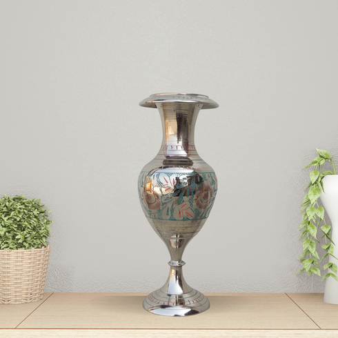 Brass Pot With Nickel Finish 0.325Kg