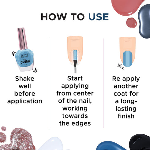 PureSense Nail Crush Basics | Nail Enamel | Nail Polish | Nail Paint