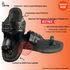 Vhaanfootwear Original Black Pure Leather Moja shape Handstitched Kolhapuri Chappal For Men Vhaan