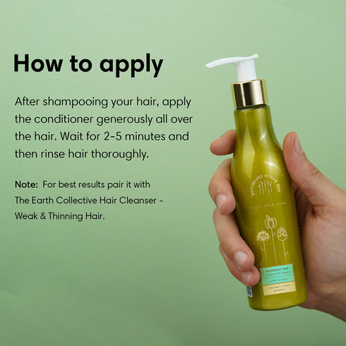 Theearthcollective in Weak & Thinning Hair Hair Conditioner Hops Capsicum & Ginseng