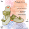 Vhaanfootwear Olive Green Pure Leather Ladies Kolhapuri by Vhaan