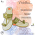 Vhaanfootwear Olive Green Pure Leather Ladies Kolhapuri by Vhaan