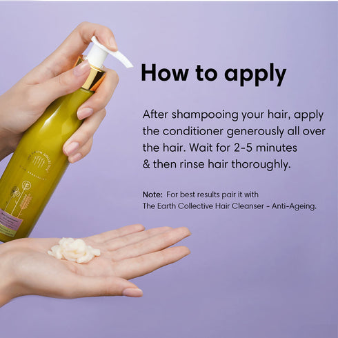 Theearthcollective in Anti Ageing Hair Conditioner Indian Cress Water Cress & Lavender
