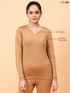 Wiselife Active Full Sleeves T-shirt (Brown)