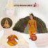 Raj Fancy Dresses Radha and Krishna Cotton| Lehriya Janmashtami Mythological Character Costume