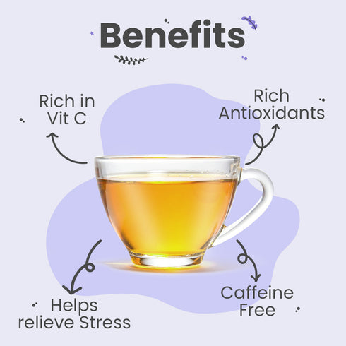 Blue Tea Rose Flower Tea|