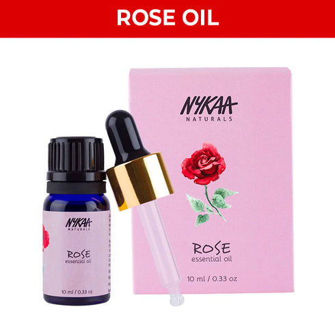Nykaa Naturals Rose Essential Oil For Glowing & Brightening Skin