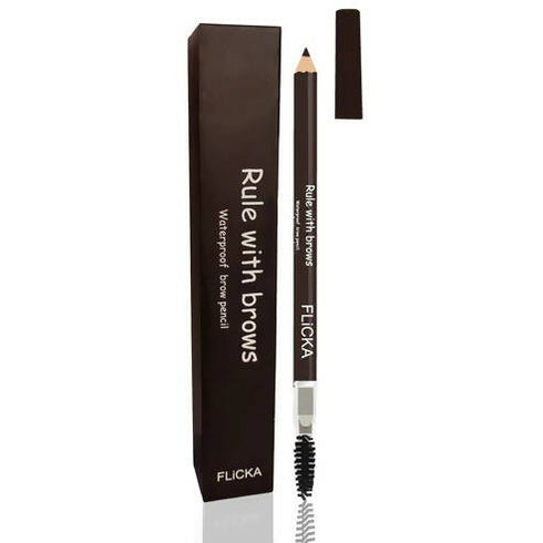 FLiCKA Rule with Brows Brow Pencil | Brown