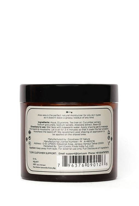 Tjori Aloe Vera Shaving Gel For Men
