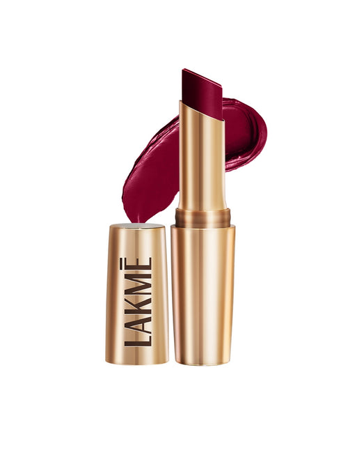 Lakme 9TO5 Primer + Matte Lip Color MP6 Deep Wine
