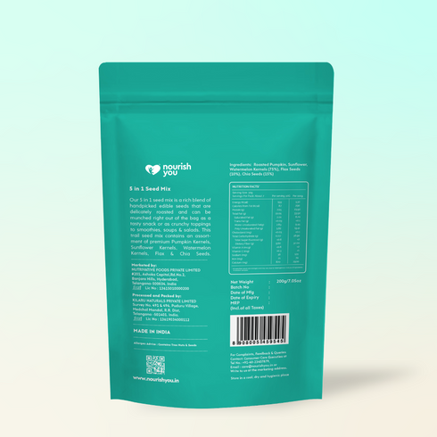 Nourish You 5-in-1 seed mix | Fiber Rich Seeds