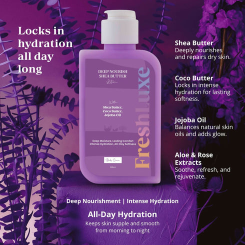FreshLuxe Shea Butter Lotion