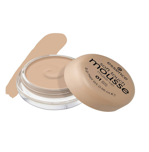 Essence Soft Touch Make| Up Mousse Foundation | Matt Sand 01
