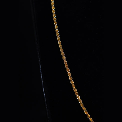 22 Carat Gold Foxtail Chain 2.96g by Mahita Collections