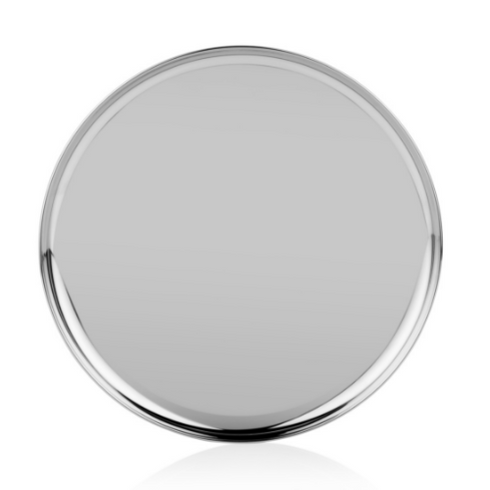 Vinod Stainless Steel Bangla Bogi Plate Lunch Plate Dinner Plate Set of 4 29 cm High Grade Stainless Steel Mirror Finish Rust Free