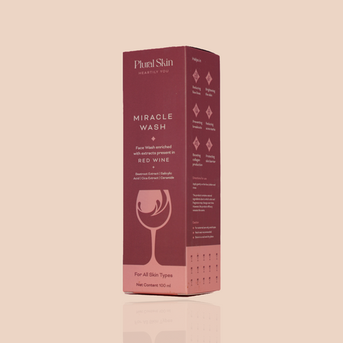 Pluralskin Best Miracle Wash Red Wine Face Wash Plural Skin