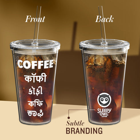 Sleepy Owl Coffee Tumbler