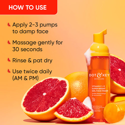 Dot and key Vitamin C Foaming Face Wash
