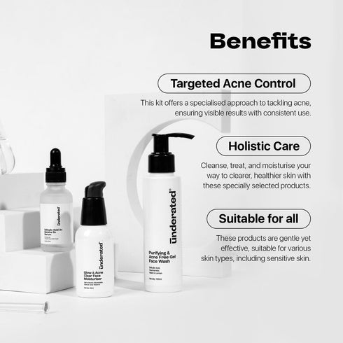 Underated Acne Control Skincare Kit