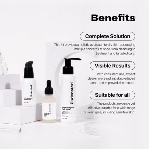 Underated Oil Control Skincare Kit