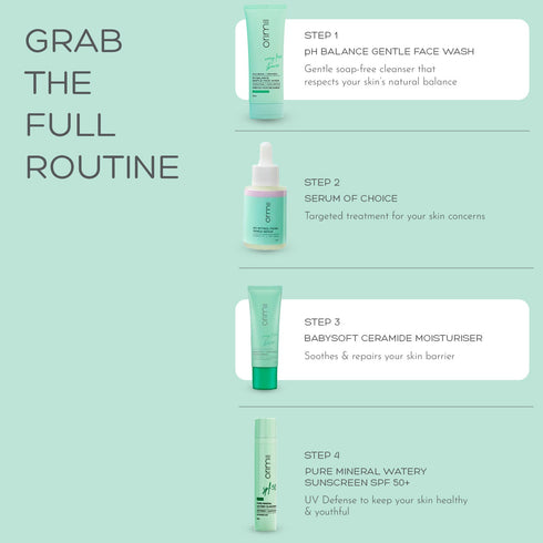 Orimii Skincare Cleanse & Calm Routine