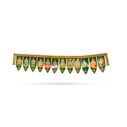 Giri Thoranam | Plastic Bandhanwar/|Green Leaf Toran For Door Decor
