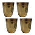 Pure Brass Bell Shape Water Glass | Pack of 4