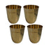 Pure Brass Bell Shape Water Glass | Pack of 4
