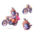 Giri Radha Krishna Bike Fridge Magnet