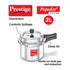 Prestige Popular Plus Svachh Virgin Aluminium Gas And Induction Compatible Pressure Cooker Silver 2 L